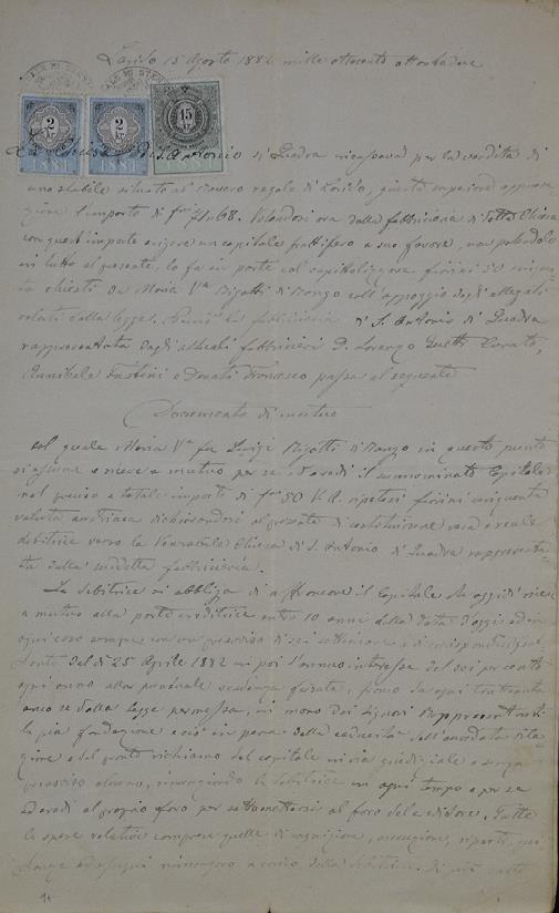 Carteggio e atti