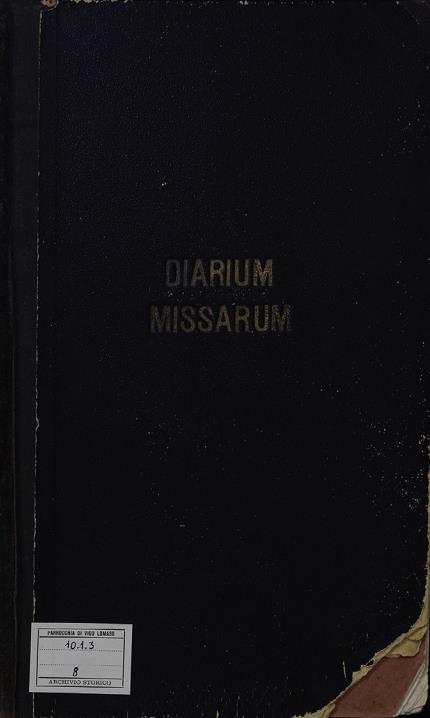 Diario delle messe 1891