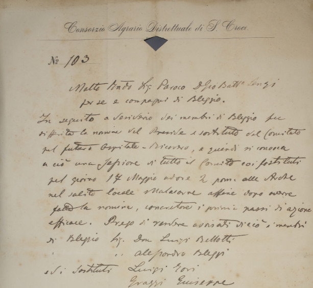 Lettera autografa