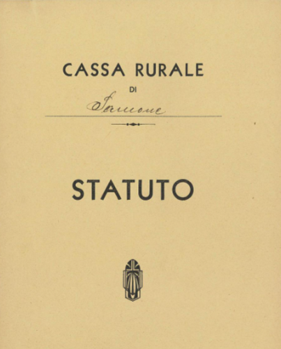 Statuto Cassa Rurale Samone