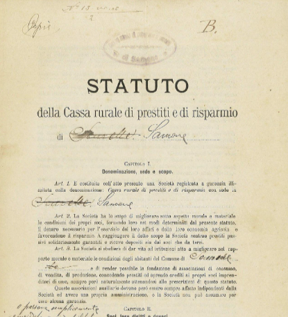 Statuto Cassa Rurale Samone