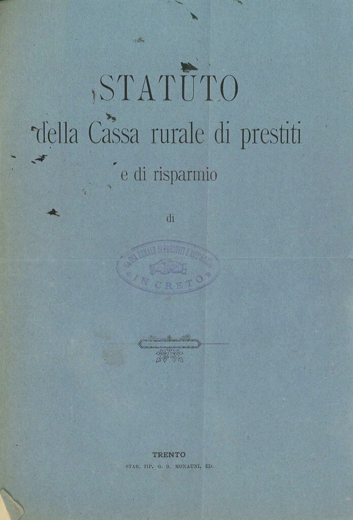 Statuto Cassa Rurale Creto
