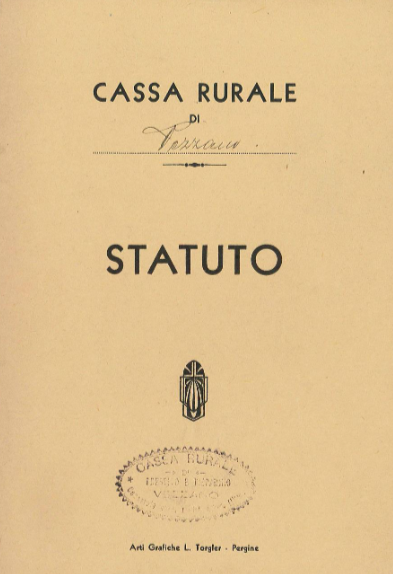 Statuto Cassa Rurale Vezzano