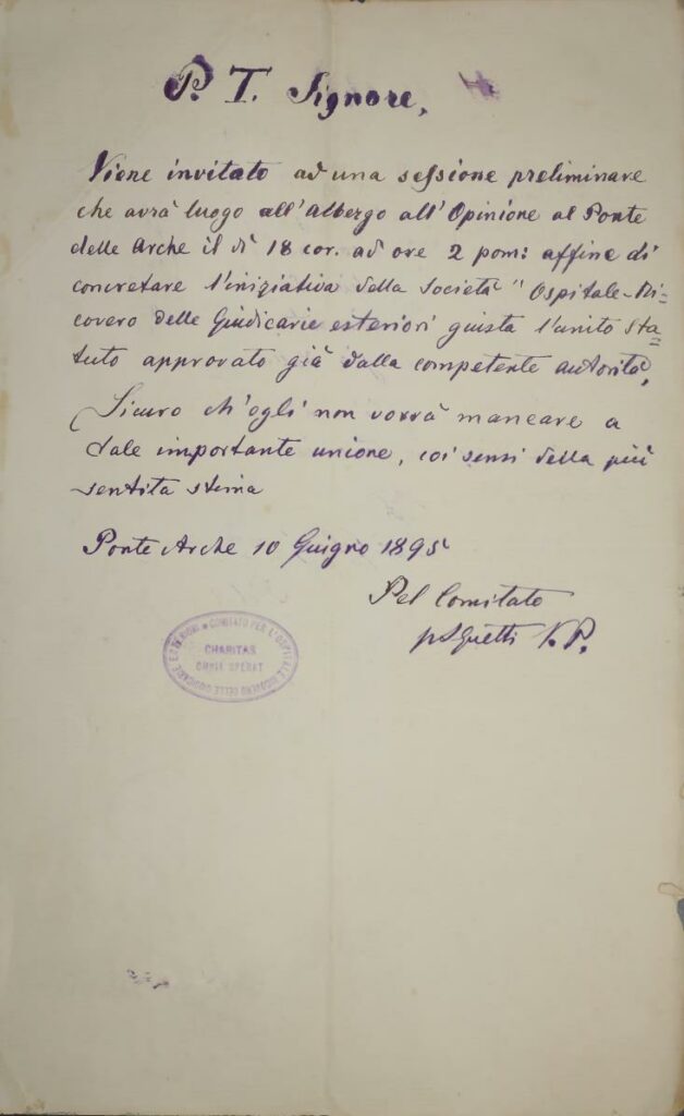 Lettera autografa