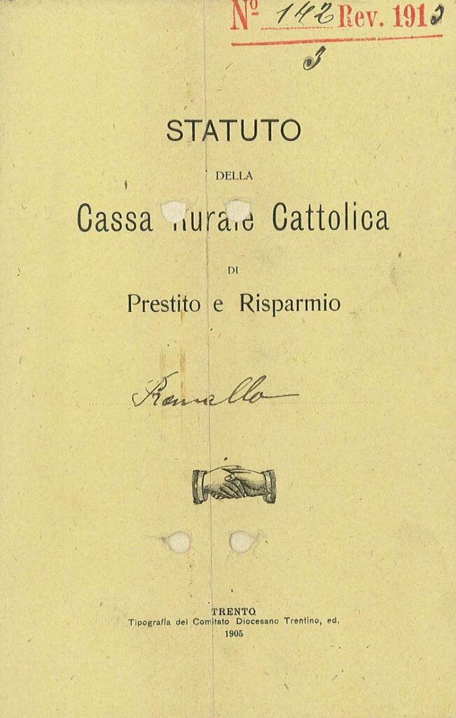 Statuto Cassa Rurale Romallo