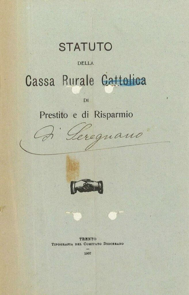 Statuto Cassa Rurale Seregnano