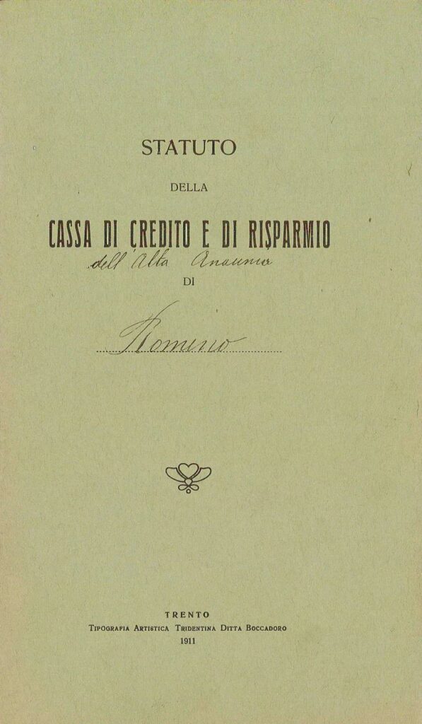 Statuto Cassa Rurale Romeno