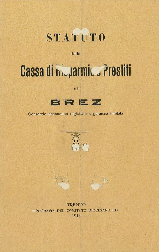 Statuto Cassa Rurale Brez