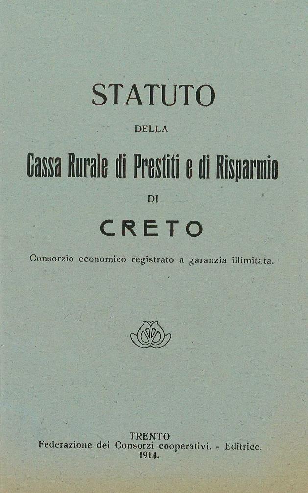 Statuto Cassa Rurale Creto