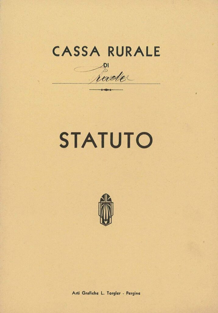 Statuto Cassa Rurale Prade
