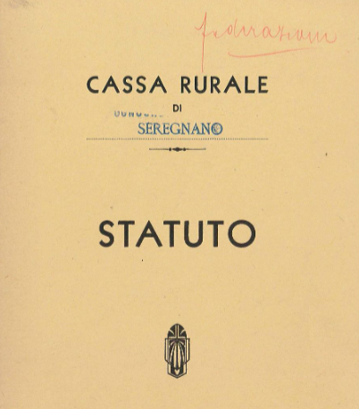 Statuto Cassa Rurale Seregnano